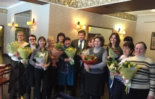 Поздравление приемных мам из Костромского района с наступившим праздником 8 марта (11 марта 2015 г.)